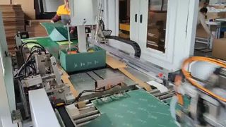 دستگاه چسب پاش و مونتاژ جعبه