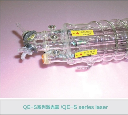 400W 300W و 600W لوله Co2 لیزر شیشه ای 1900mm QE-S سری برای حیوانات لیزری تجهیزات