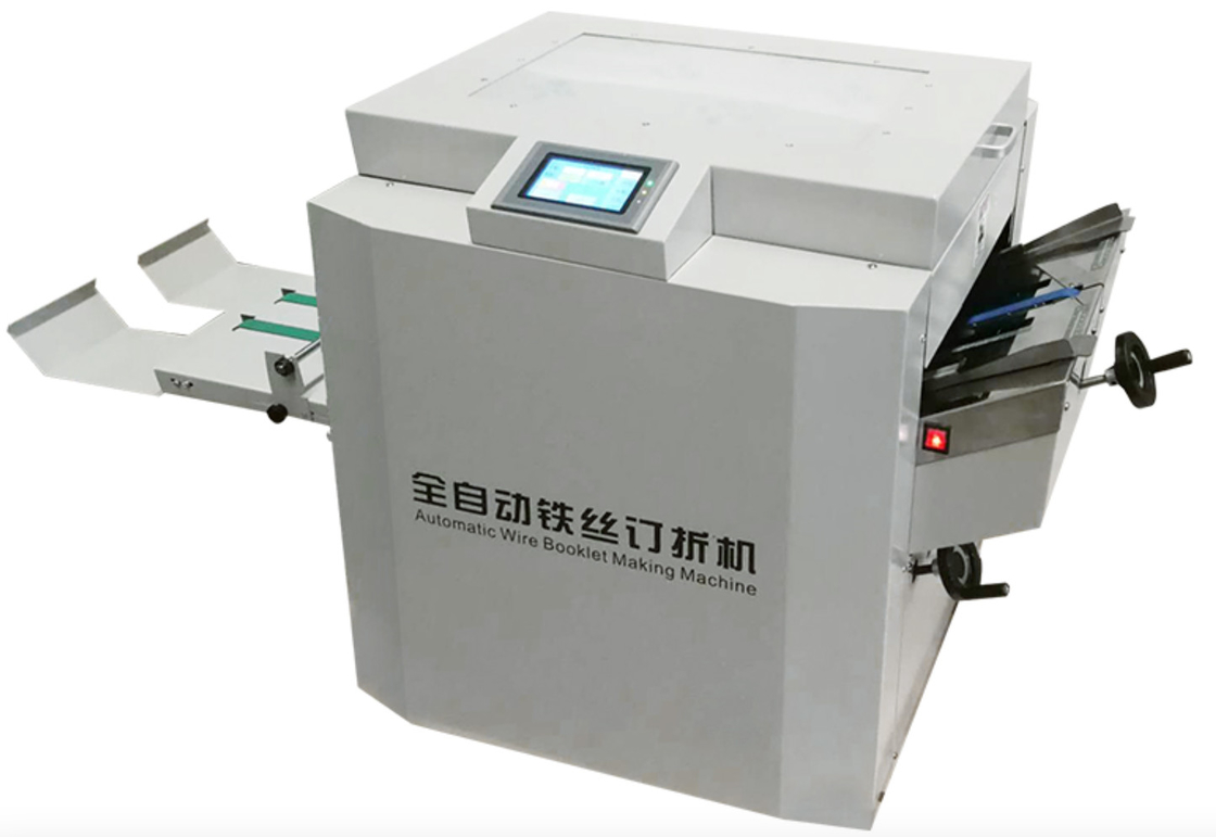 تولید بالا کتاب سیم ملحفه بخیه ساز ماشین 480MM حداکثر عرض قابل استفاده