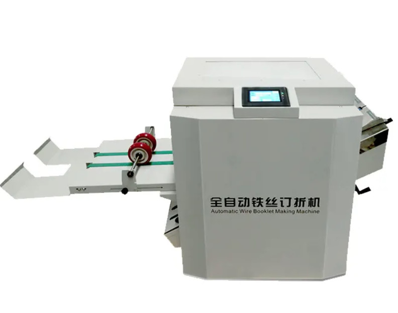 تولید بالا کتاب سیم ملحفه بخیه ساز ماشین 480MM حداکثر عرض قابل استفاده