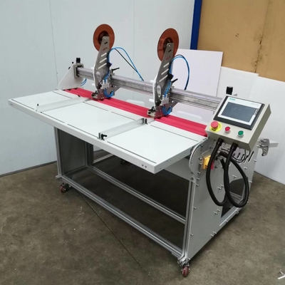 دستگاه اعمال کننده نوار چسب PLC برای کاغذ کرافت و تخته پی وی سی